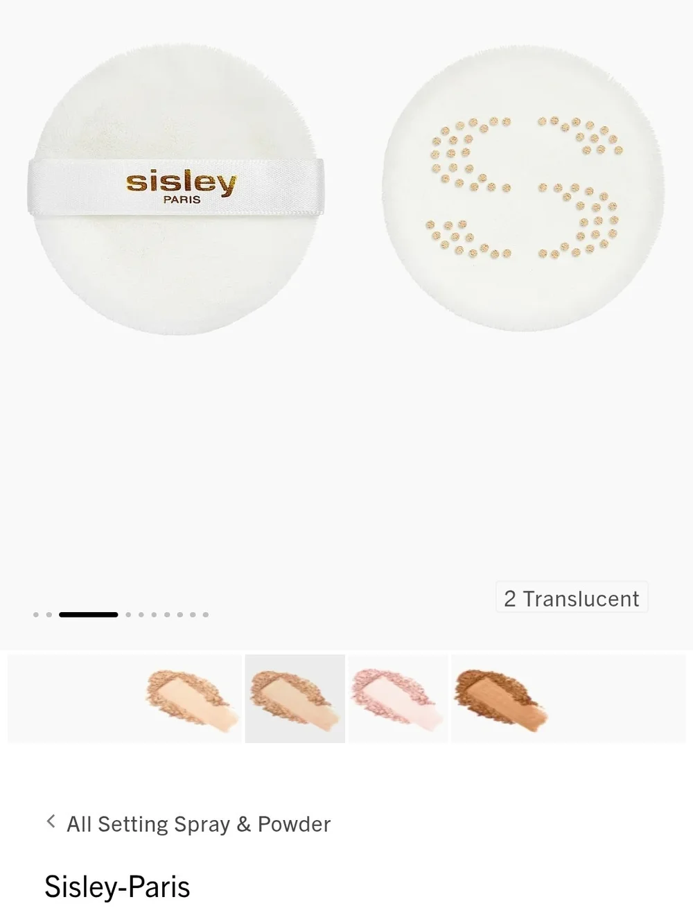 Sisley Loose Setting Powder in 2 Translucent New In Box